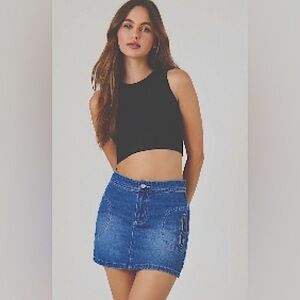Forever 21, NWT, Denim Mini Skirt, Sz Large